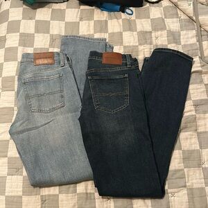 Lucky brand mid rise straight jeans